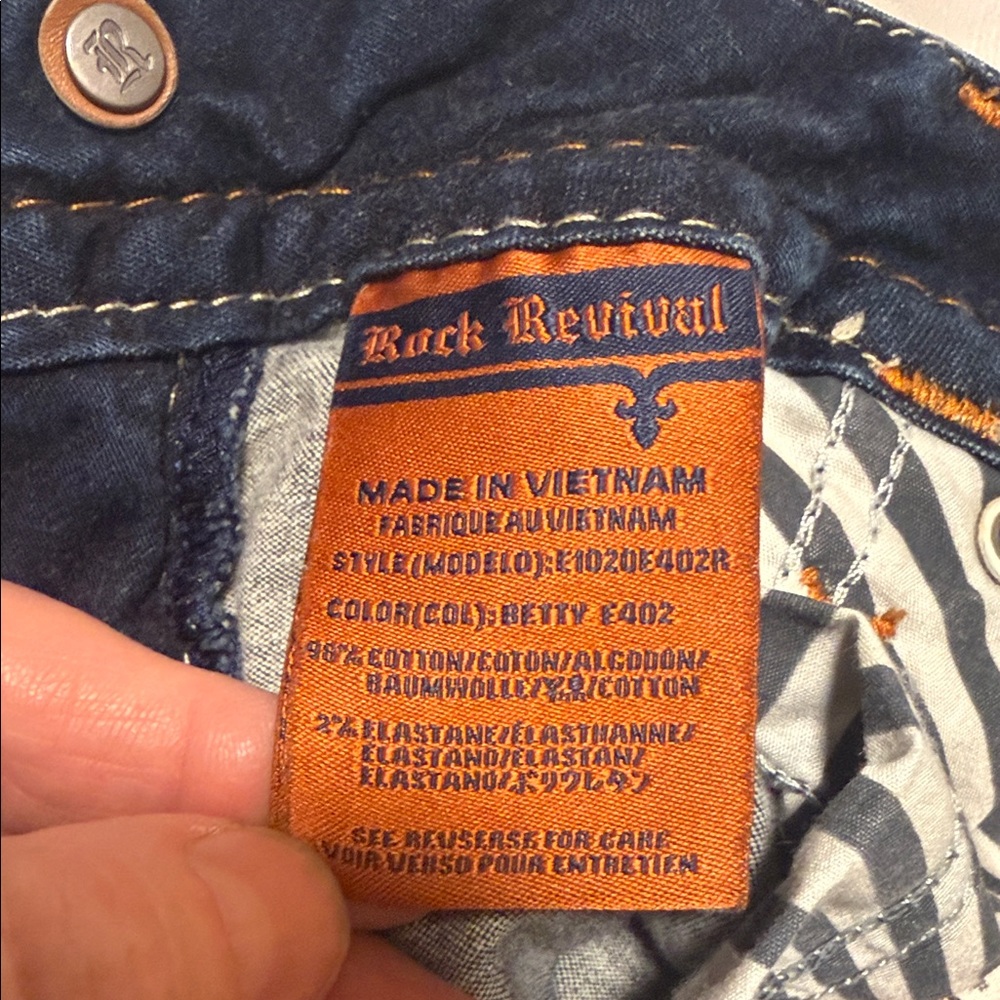 Rock Revival Betty Easy Boot Jeans Size 30 - Picture 11 of 16